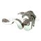 Emtek #8 Rosette with Cortina Lever Dummy Function in US15