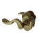 Emtek #8 Rosette with Cortina Lever Dummy Function in US7