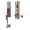 Emtek 4818GV Contemporary Brass Davos Tubular Entry Set with Geneva Lever