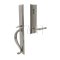 Jefferson Door Locks Set with Ribbon & Reed Brass Lever