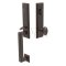 Wilshire Door Lock in Oil Rubbed Bronze Finish with Brass Egg Knob