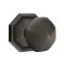 Emtek Octagon Knob, Lost Wax Cast Bronze Handleset, #15 Rosette, Oil Rubbed Bronze Medium Bronze (MB)