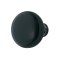 Ebony Porcelain Knob in Flat Black Finish