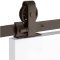 Emtek Classic Top Mount Barn Door Hanger in Oil Rubbed Bronze Finish (US10B)