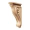 Hafele Wooden Corbel, Scroll Collection, 13" x 2-7/8" x 9-3/16", Red Oak finish