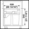 Product Specs of Hafele Pull Out Waste Basket 503.70.532
