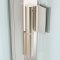 Assa Abloy HYD-HINGE Hydraulic Hinge for Glass Doors, Glass to Glass Mount,  Stainless Steel Finish