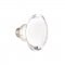 Hampton Crystal Knob in Satin Nickel