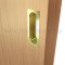 Application of Ives 222 Flush Pull, Cast Brass - (US4)