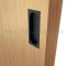Application of Ives 222 Flush Pull, Cast Brass - (US11E)