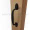 Application of Ives 25 Screen Door Pull - Matte Black (BLK)