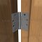 Ives 3CB1HW, Concealed Bearing, Full Mortise, Heavy Weight, Brass Hinge on a Wooden Door