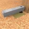 Ives 7259 Center Hung Pivot Set with Top and Bottom Pivot, Doors up to 1000 Lbs, Brass Painted (SP4) Finished application