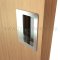 Ives Decorative Cabinet Pull Installed in a Door Cabinet - US15 Finish