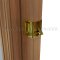 Ives 990 Sliding Door Pull, With Decorative Coined Edges,  Polished Brass (US3) Finished application
