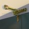 Ives COR7G Gravity Coordinator, 7" Projection, Satin Brass (US4) Finished application