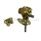 Detailed Image of Ives FS9 Floor Stop and Semi- Automatic Holder
