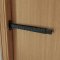 Application of Ives SB1600M2 Surface Bolt - Flat Black Finish