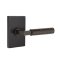 Emtek Select, L-Square, Hammered Lever, Modern Rectangular Rosette, Oil Rubbed Bronze (US10B) Finish