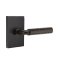 Emtek Select, R-Bar Hammered Lever, Modern Rectangular Rosette, Oil Rubbed Bronze (US10B) Finish
