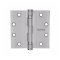 McKinney MacPro Hinge Ball Bearing, 5 Knuckle, Standard Weight, Full Mortised NRP Satin Chrome (US26D) Finished