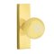 Emtek Orb Door Knob, Modern Classic Brass, Stretto, Unlacquered Brass (US3NL) Finish