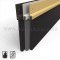 Pemko #18400 Door Sweep, 1.375" Aluminum Casing with 4" Nylon Brush