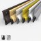 Pemko #3452NB Door Sweep, 1.25" Aluminum Rain Drip with .82" Nylon Brush