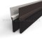 Barzen #SBS30 Door Sweep, 1.375" Aluminum or Dark Bronze Casing with 1.75" Nylon Brush