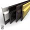 Zero #50M Door Bottom, Aluminum Casing with .440" Beveled Neoprene Seal