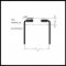 Product Specs for Pemko #EGA305XGSS Excessive Gap Door Top Weatherstrip