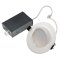 Topaz 4" LED Canless Slim Fit Gimbal Downlight, 12 Watt, 5CCT Selectable