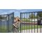 Locinox Gate Closer Rhino, Aesthetical 180° Gate Closer with Direct Connection to the Hinge, Application