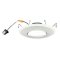 Topaz 6" LED Adjustable 11W Recessed Smooth Trim, 120V, 90 CRI, CCT Selectable
