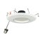 Topaz 6" LED Adjustable 11W Recessed Smooth Trim, 120V, 90 CRI, CCT Selectable