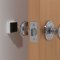 Square Door Stopper mounted to a wall
