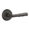 Emtek Montrose Lever, Sandcast Bronze Leverset, #2 Rosette, Oil Rubbed Bronze Medium Bronze (MB)