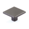 Square Cabinet Knob, Gun Metal Finish