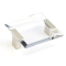 Glass, Satin Nickel Cabinet Pull