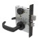 Schlage L Series, 17 Door Handle, Keyed, Double Cylinder, Non-Deadbolt , Flat Black