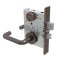 Schlage L Series, 03 Door Handle, Keyed, Double Cylinder, Deadbolt, Oil Rubbed Bronze