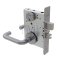Schlage L Series, 03 Door Handle, Escutcheon, Keyed, Double Cylinder, Deadbolt , Bright Stainless Steel
