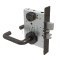 Schlage L Series, 03 Door Handle, Escutcheon, Keyed, Double Cylinder, Non-Deadbolt , Aged Bronze