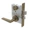 Schlage L Series, 05 Door Handle, Keyed, Double Cylinder, Non-Deadbolt , Antique Brass
