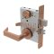 Schlage L Series, 06 Door Handle, Vandlgard, Non-Keyed Function , Satin Bronze