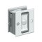 Deltana, Pocket Door Lock, Privacy, 2-1/2" X 2-3/4", Polished Chrome (US26) Finished