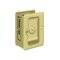 Deltana HD Adjustable Privacy Pocket Lock, 3-1/4" X 2-1/4", Polished Brass (US3) Finished
