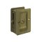 Deltana HD Adjustable Privacy Pocket Lock, 3-1/4" X 2-1/4", Antique Brass (US5) Finished