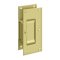 Deltana, Pocket Door Lock, Decorative Passage ,  Polished Brass (US3) Finished