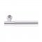 T-Bar Faceted Lever in Polished Chrome